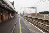 New Year rail strike action message