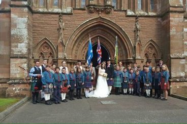 Couple celebrate both getting top Scout honours