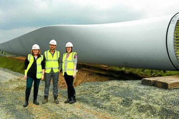 MSP gets up close to windfarm