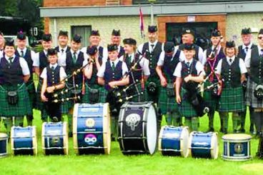 Pipe bands merge to form super group