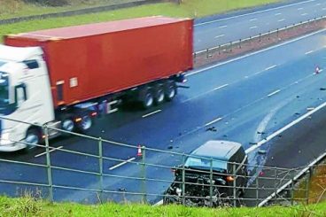 M74 crash