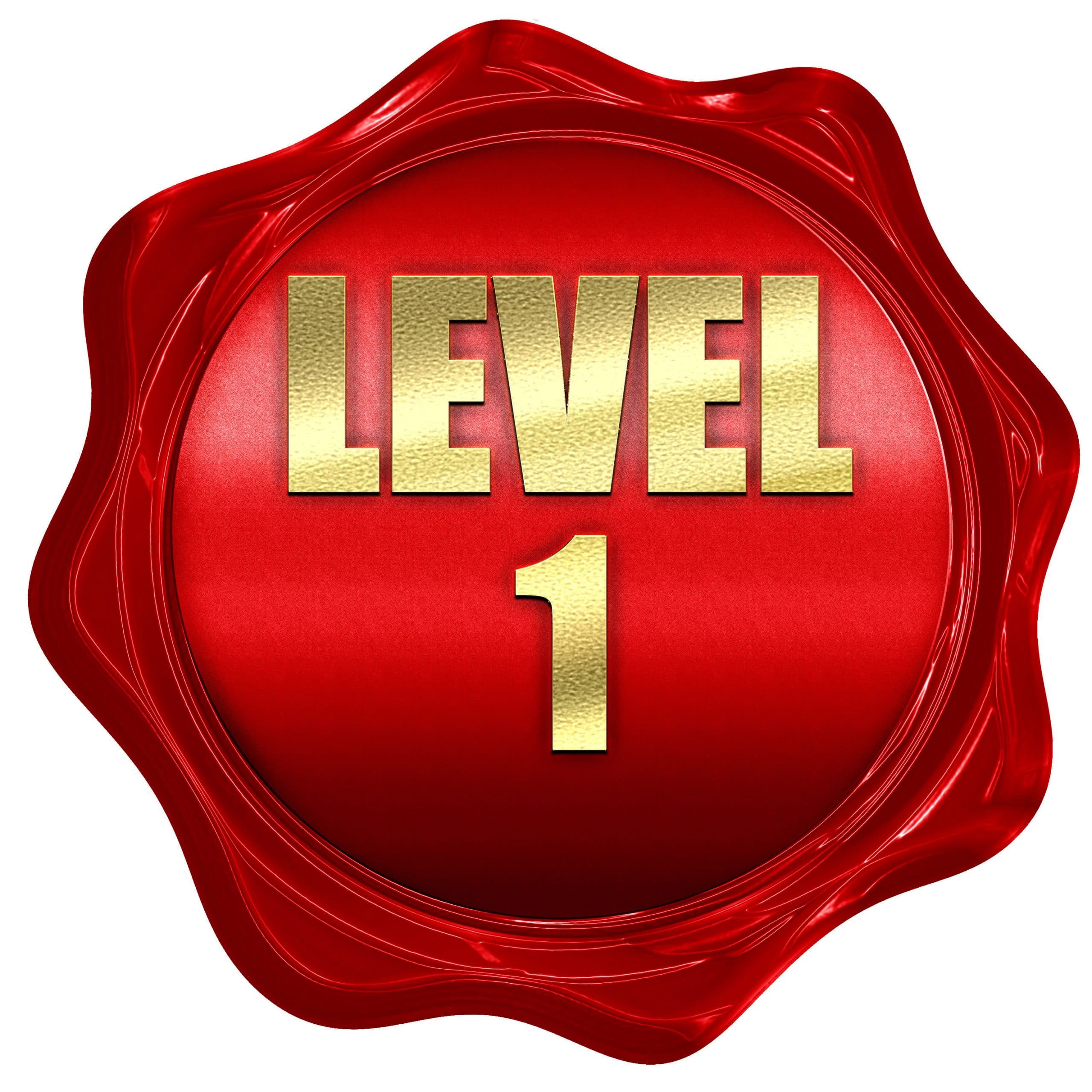 Level one here we come!