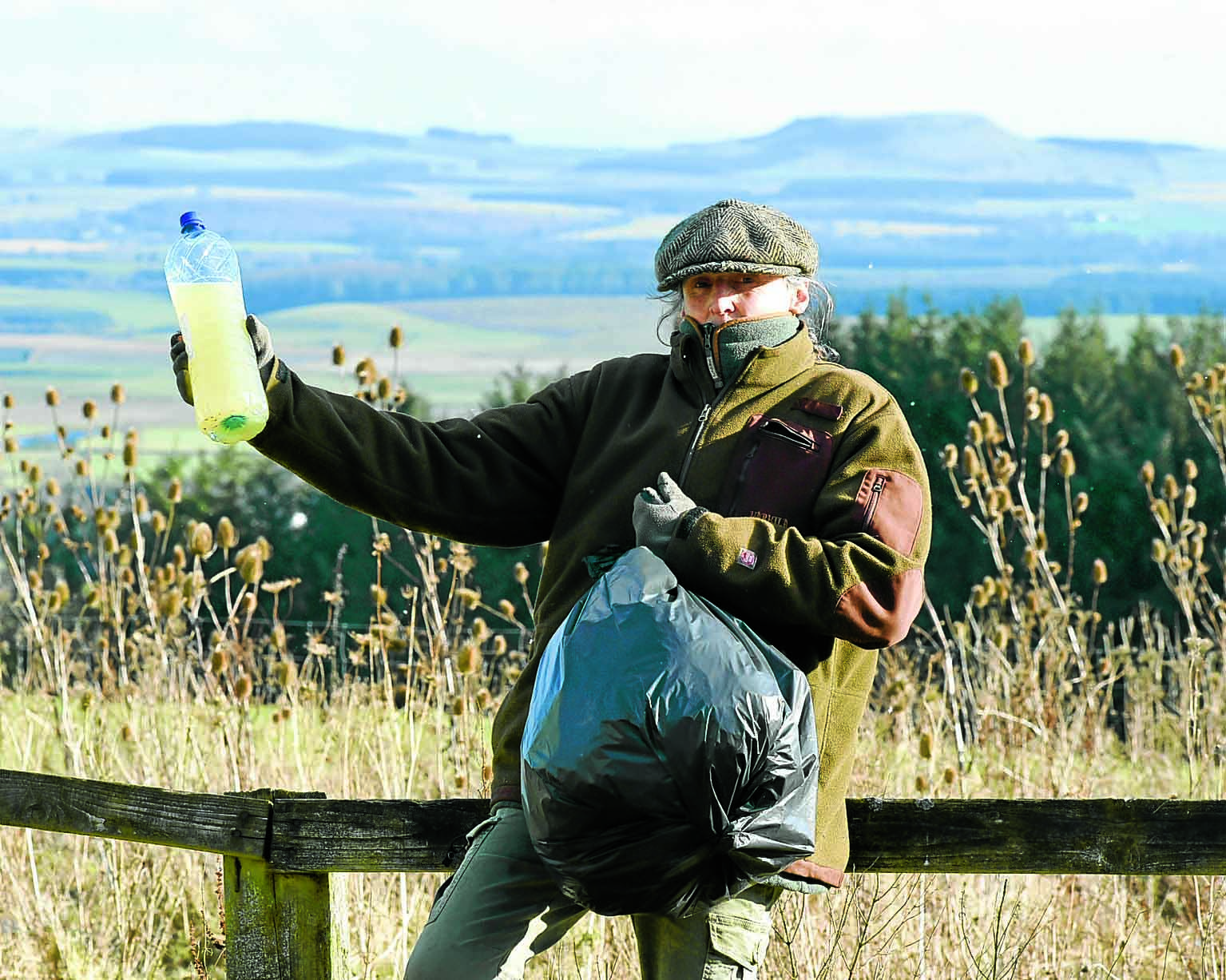 Pickers’ shock at urine bottle haul
