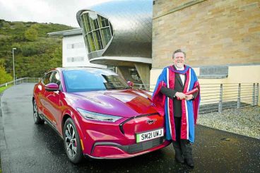 Dumfries car designer awarded honorary degree