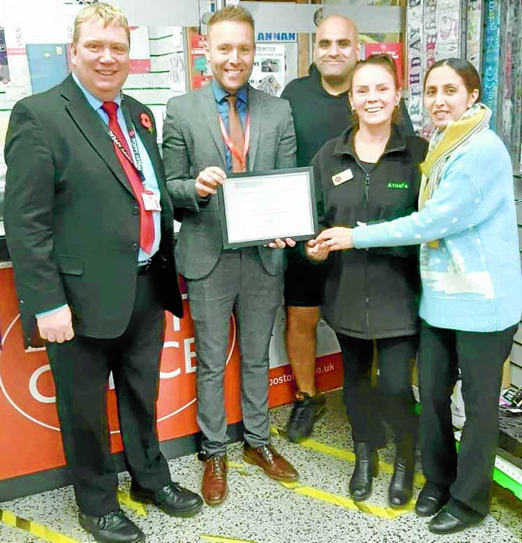 Customers praise post office team