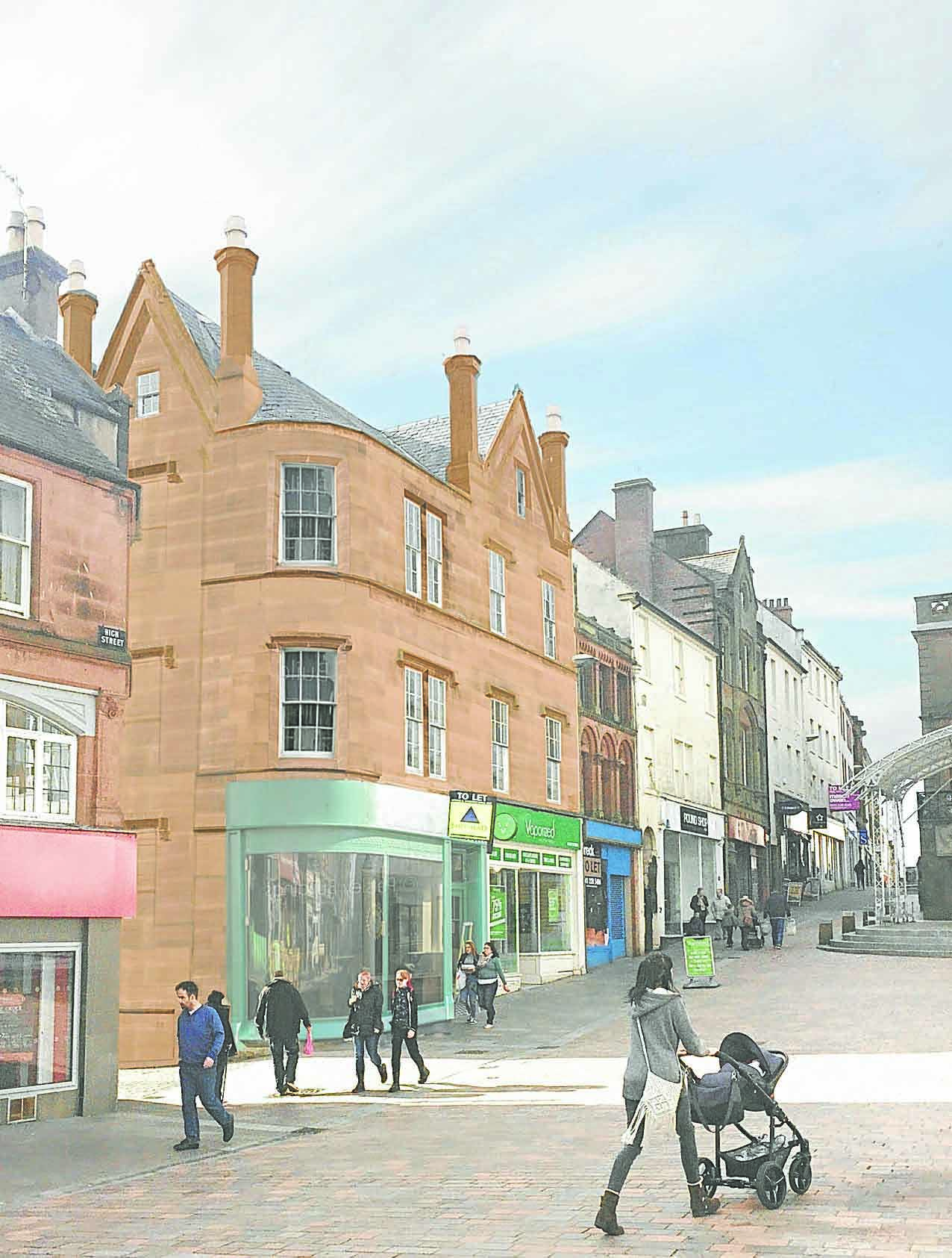 Flats plan for another town centre site
