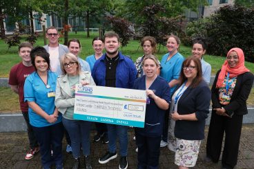 Callum’s epic walk raises £13k for hospital ward