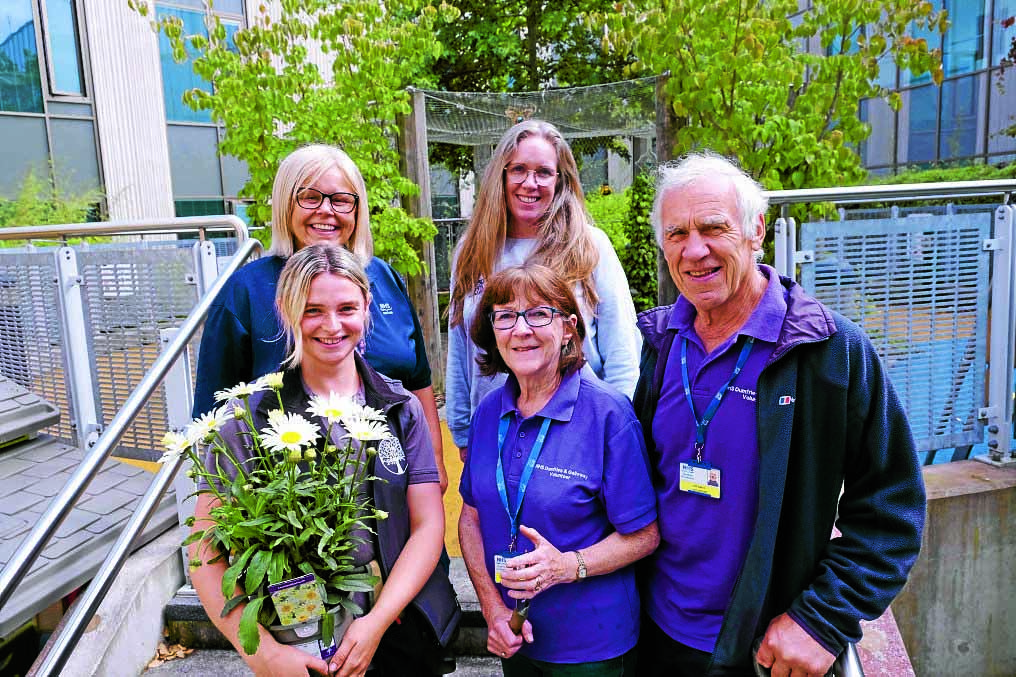 Hospital garden gets a new look