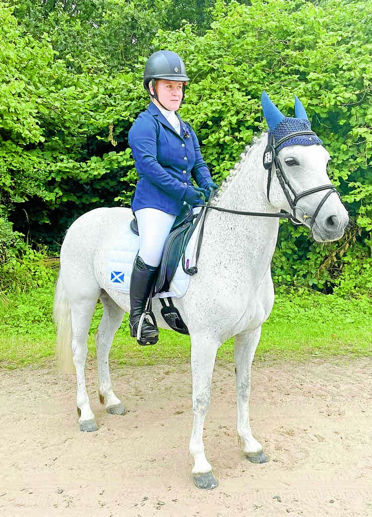 Teen rider turns out for Scotland