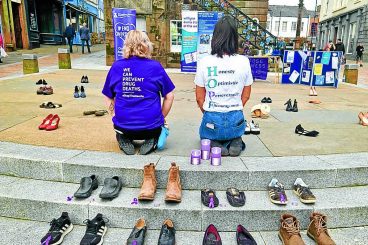 Shoe ceremony remembers drug victims