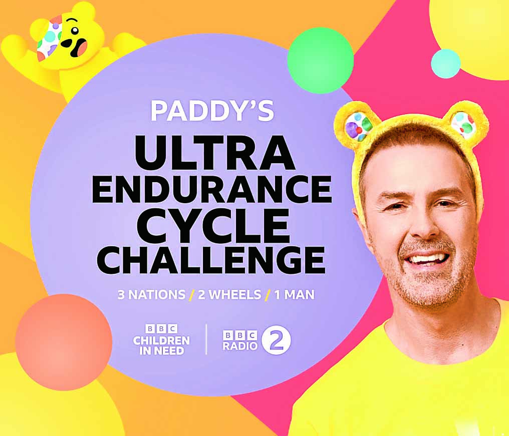 Paddy's on his way!