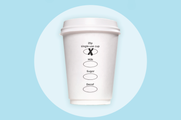 Single-use cup survey time