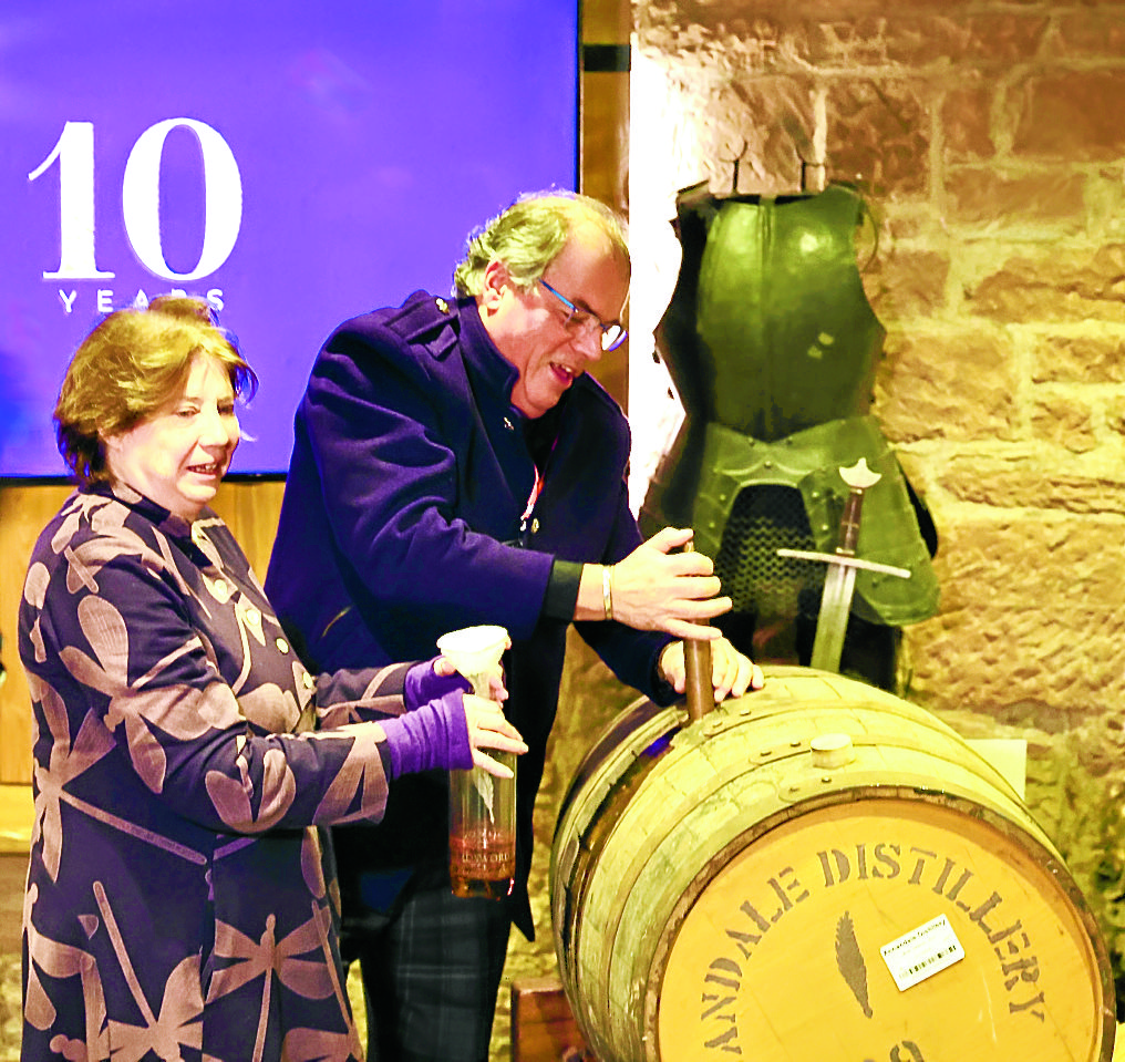 Toasting 10 years of whisky making