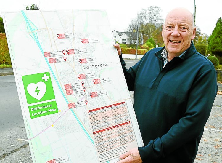 Roger’s lifesaving defib map