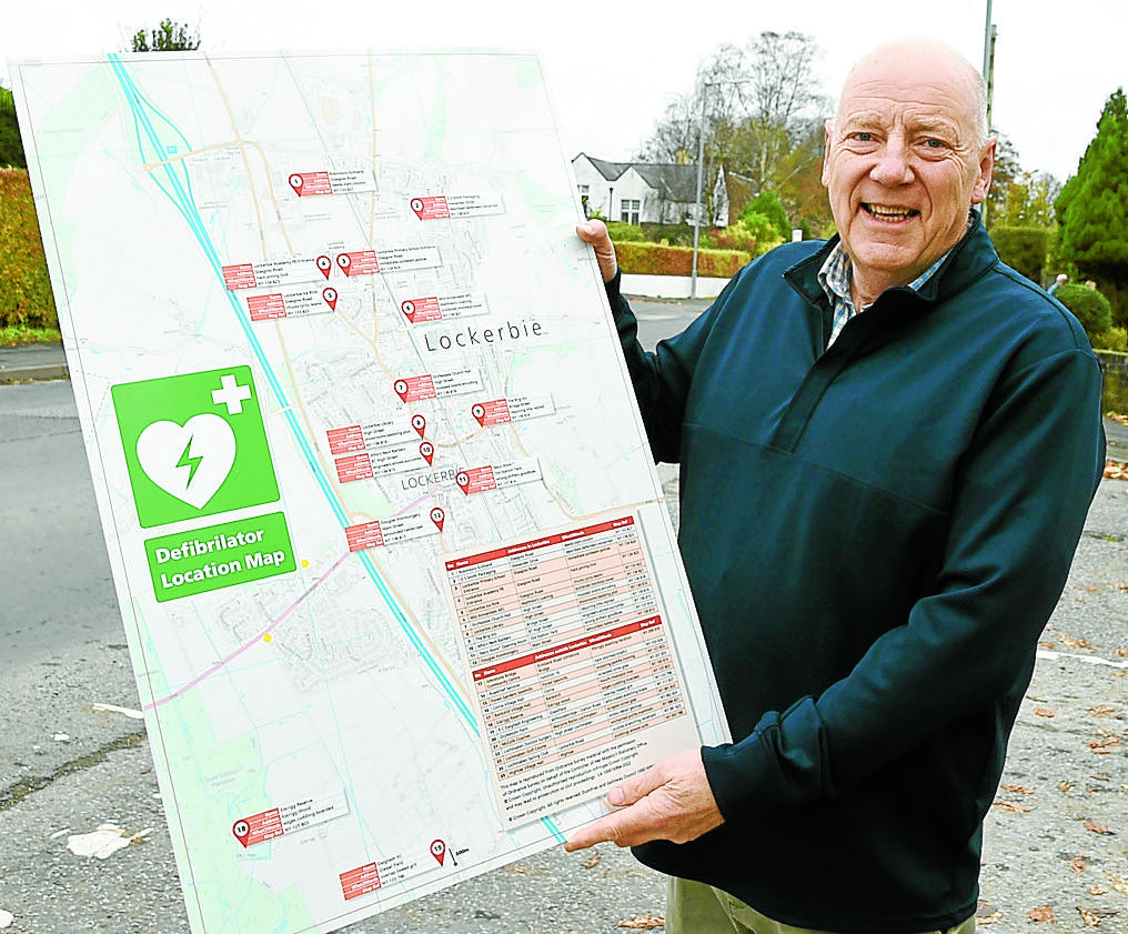 Roger’s lifesaving defib map