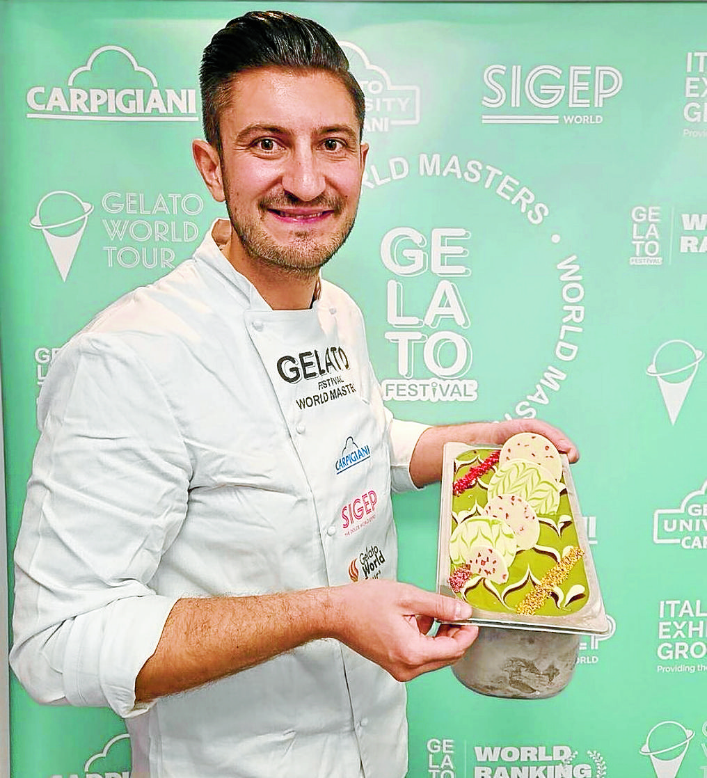 Martin tastes success at world gelato festival