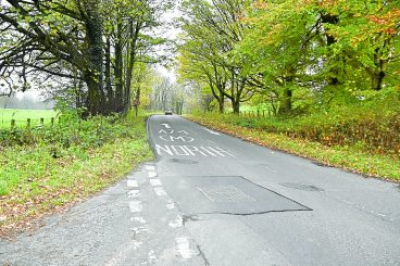 Two-year-old pothole?