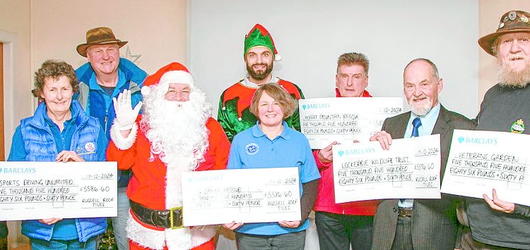 Tiles firm supports five good causes