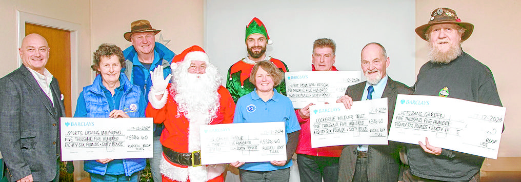 Tiles firm supports five good causes