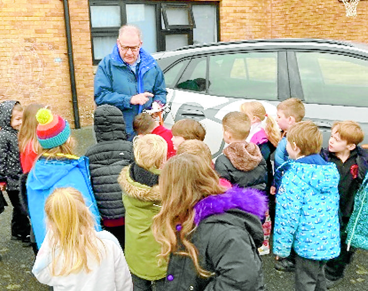 Lesson on electric vehicles inspires pupils