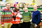 Delivering festive cheer to busy posties