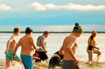 Great turnout for New Year's Day dook