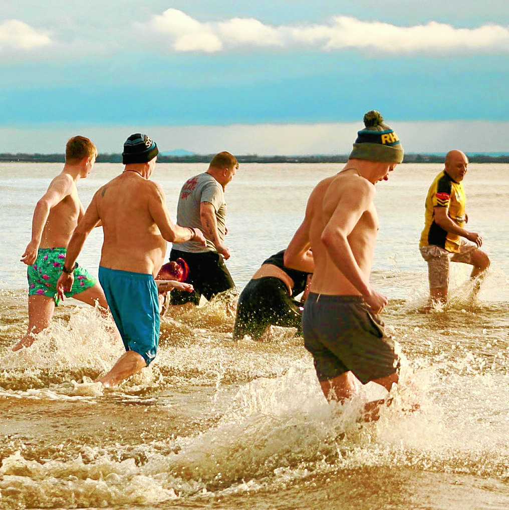 Great turnout for New Year's Day dook