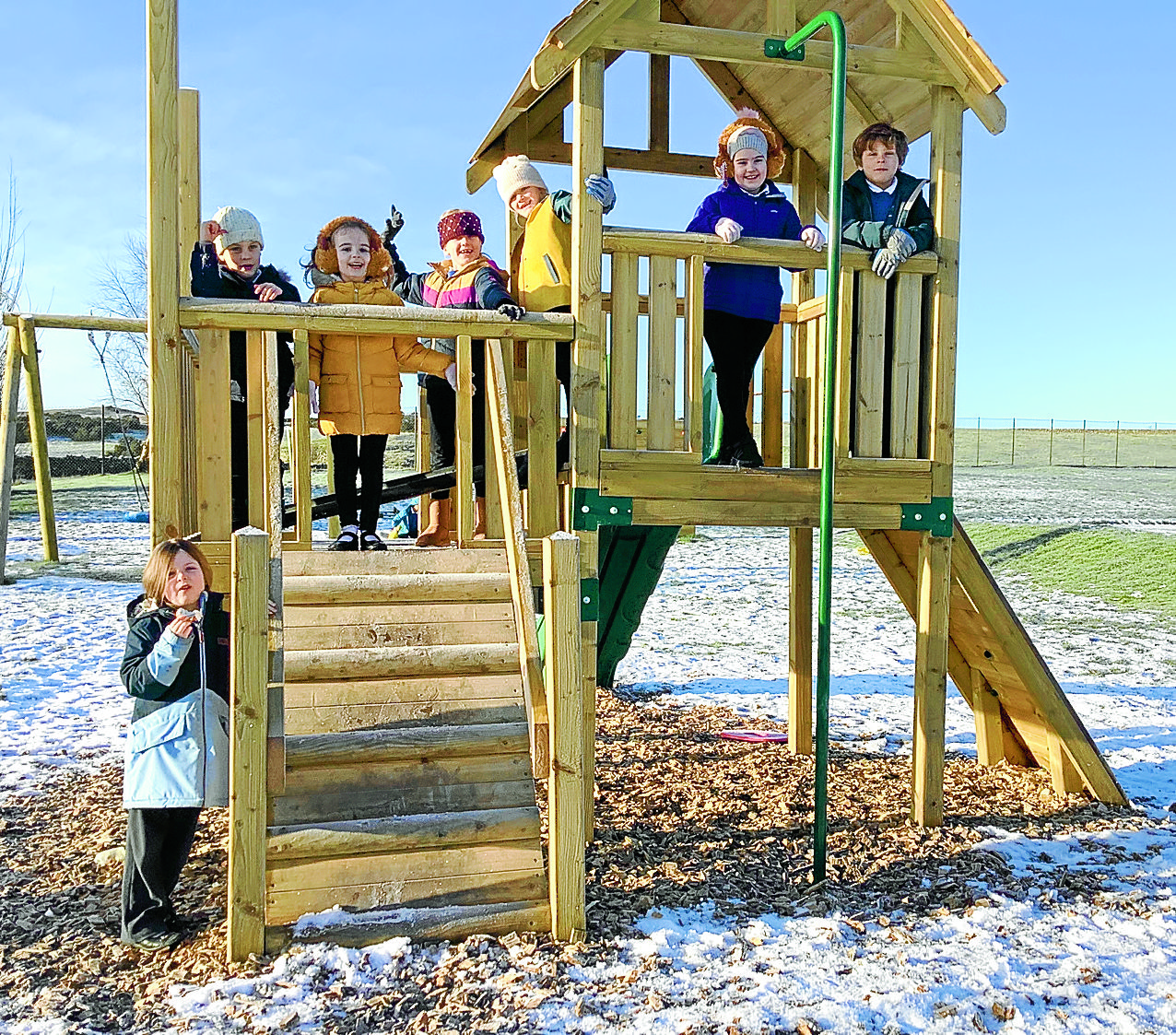 School invites everyone to enjoy new playground