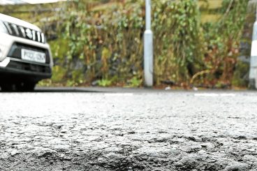 Neighbours live in fear of pothole