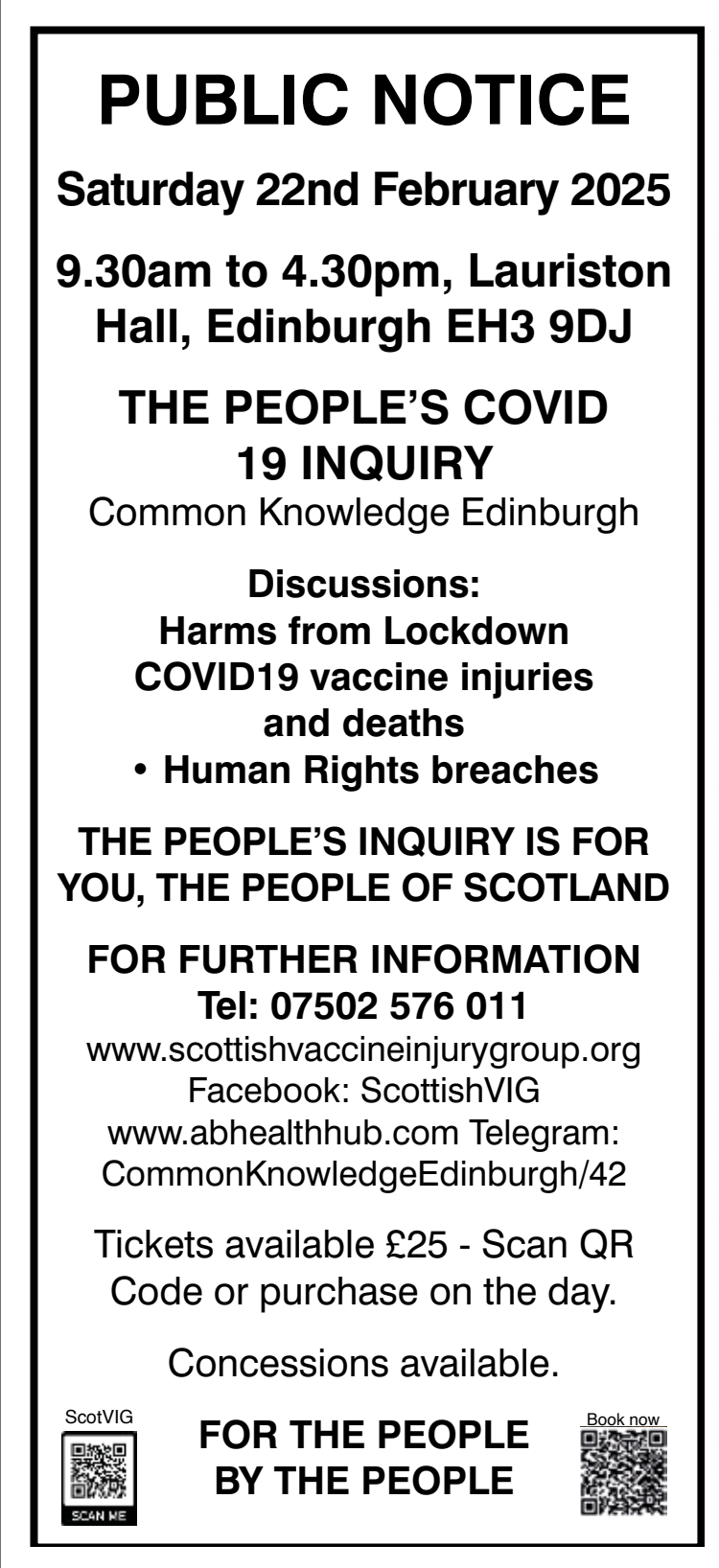 The Peoples's Covid 19 Inquiry