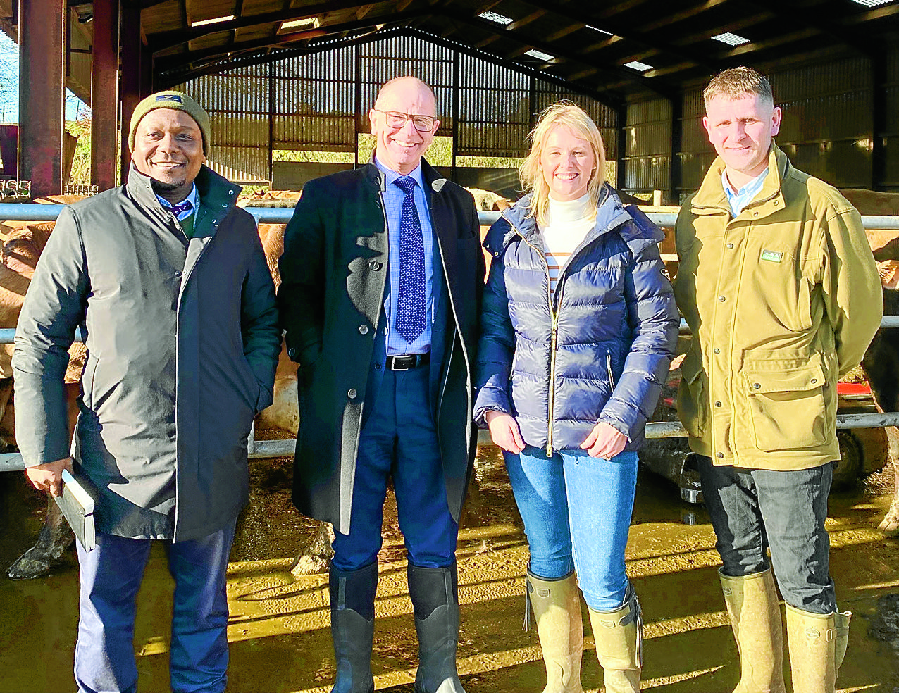 Minister meets new tenant farmers