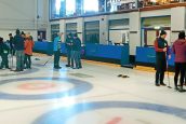 Curling event enjoyed by all